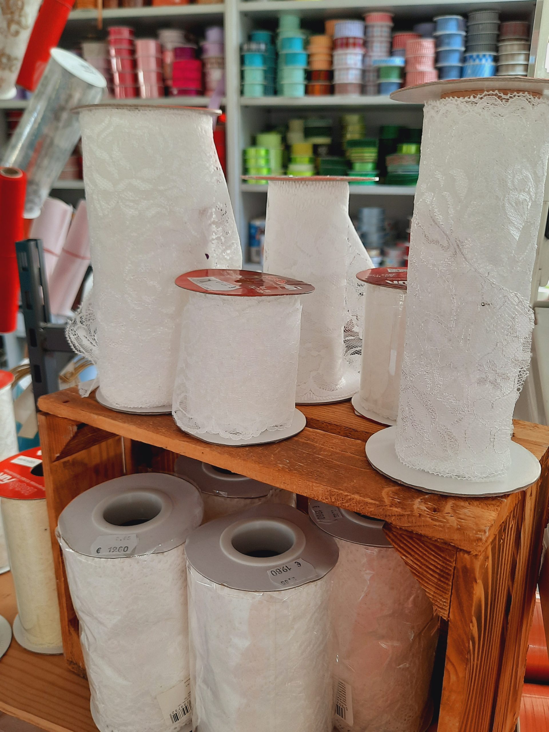 Tischläufer und bänder Tischdeko, Dekomaterial Hof Packwa